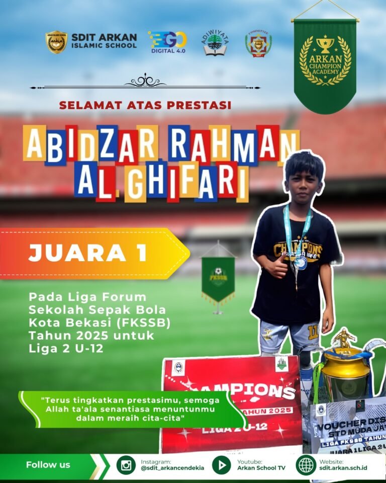 Juara 1 Liga Forum Sekolah Sepak Bola Kota Bekasi (FKSSB) 2025