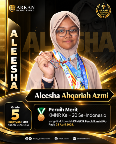 Aleesha’s Golden Merit Achievement